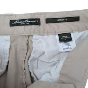 Eddie Bauer Mercer Fit Light Beige Khaki Wide Leg Size 4